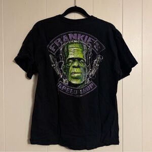 Frankenstein Auto Shop Tee